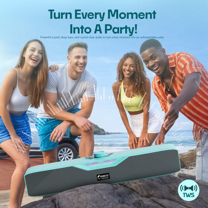 Wireless Bluetooth Speaker 20W, 6 Hours Playback & TWS Pairing YOROTO YO-SP30