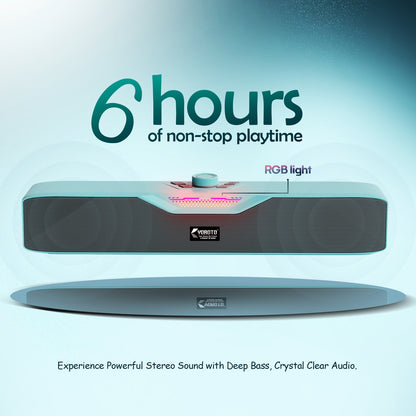 Wireless Bluetooth Speaker 20W, 6 Hours Playback & TWS Pairing YOROTO YO-SP30