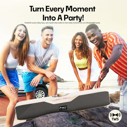 Wireless Bluetooth Speaker 20W, 6 Hours Playback & TWS Pairing YOROTO YO-SP30