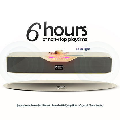 Wireless Bluetooth Speaker 20W, 6 Hours Playback & TWS Pairing YOROTO YO-SP30