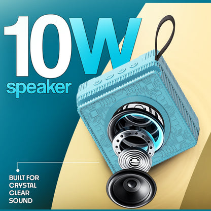 Wireless Bluetooth Speaker | 10W Sound, 4 Hours Playback, TWS & All-in-One Connectivity Yoroto YO-376
