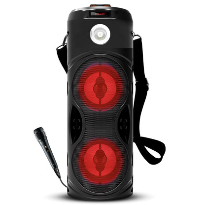 Wireless Bluetooth Speaker | 30W Sound, Karaoke Mic, RGB Light & TWS Yoroto YO-J-1