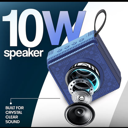 Wireless Bluetooth Speaker | 10W Sound, 4 Hours Playback, TWS & All-in-One Connectivity Yoroto YO-376