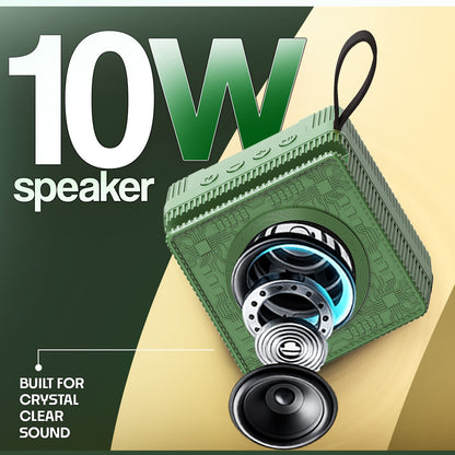 Wireless Bluetooth Speaker | 10W Sound, 4 Hours Playback, TWS & All-in-One Connectivity Yoroto YO-376