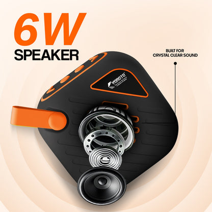 Wireless Bluetooth Speaker | 6W Sound with 4 Hours Playback & TWS Yoroto YO-392