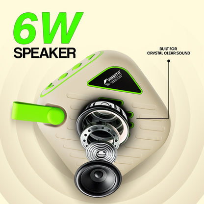Wireless Bluetooth Speaker | 6W Sound with 4 Hours Playback & TWS Yoroto YO-392