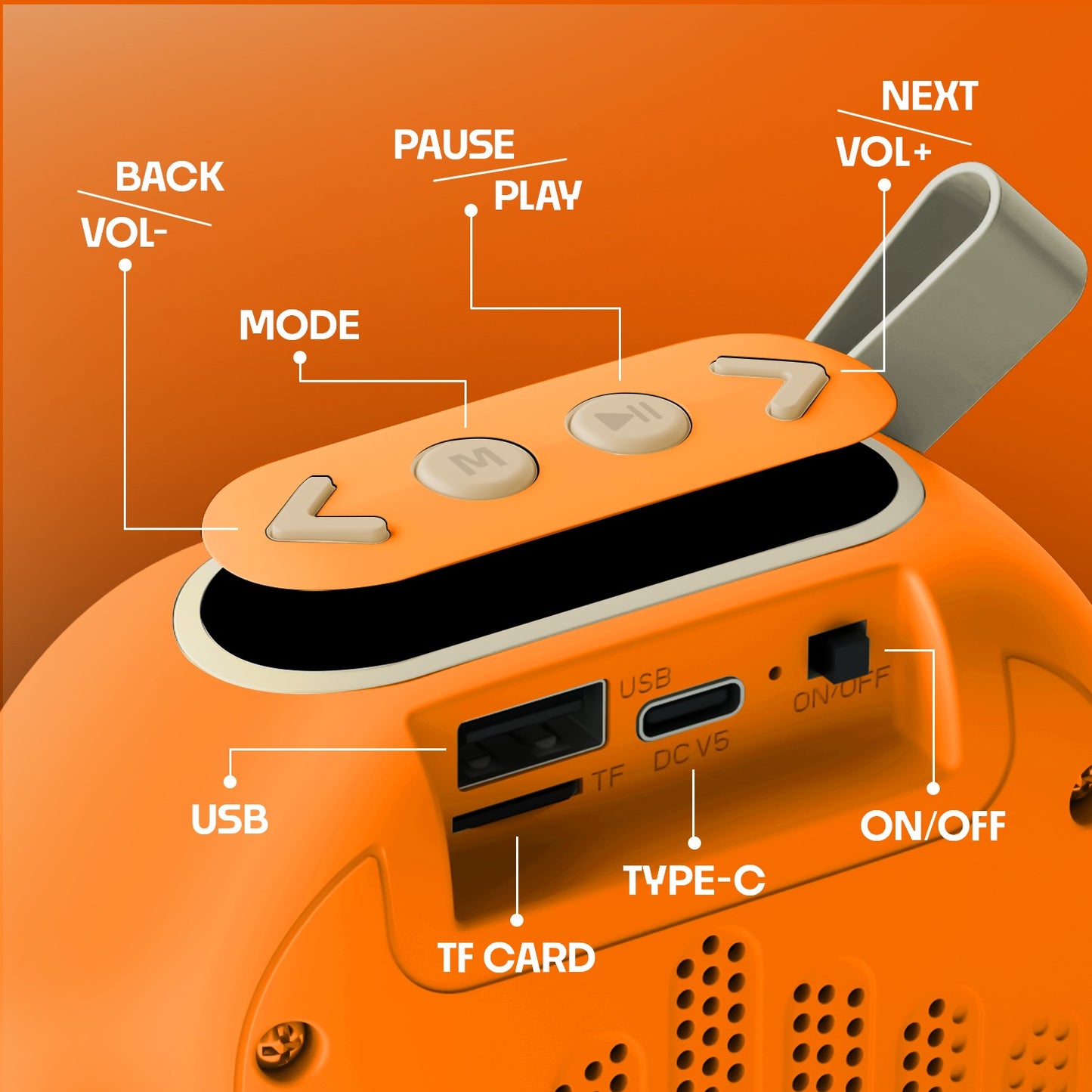 Wireless Bluetooth Speaker | 6W Sound with 4 Hours Playback & TWS Yoroto YO-392